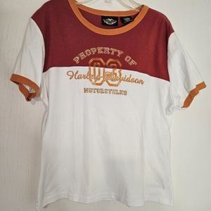 Vintage Y2K Womens Harley Davidson Tshirt